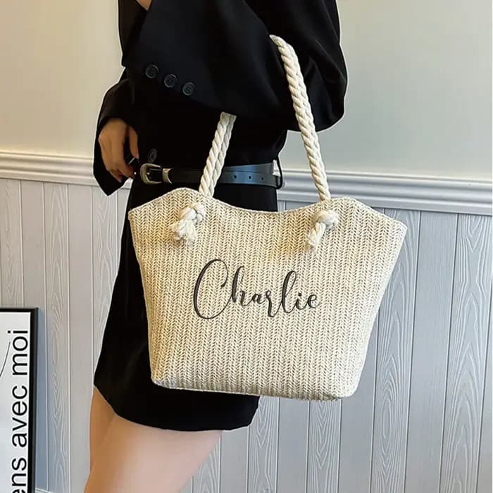 Sac tissé style bohème