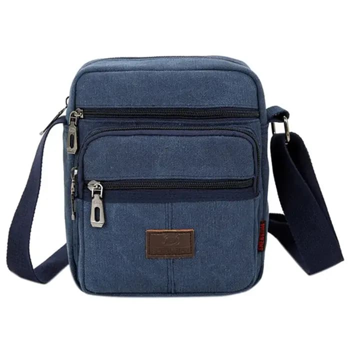 Sac à bandoulière pour hommes affaires loisirs grande capacité sac à main Portable fermeture éclair multicouche étanche