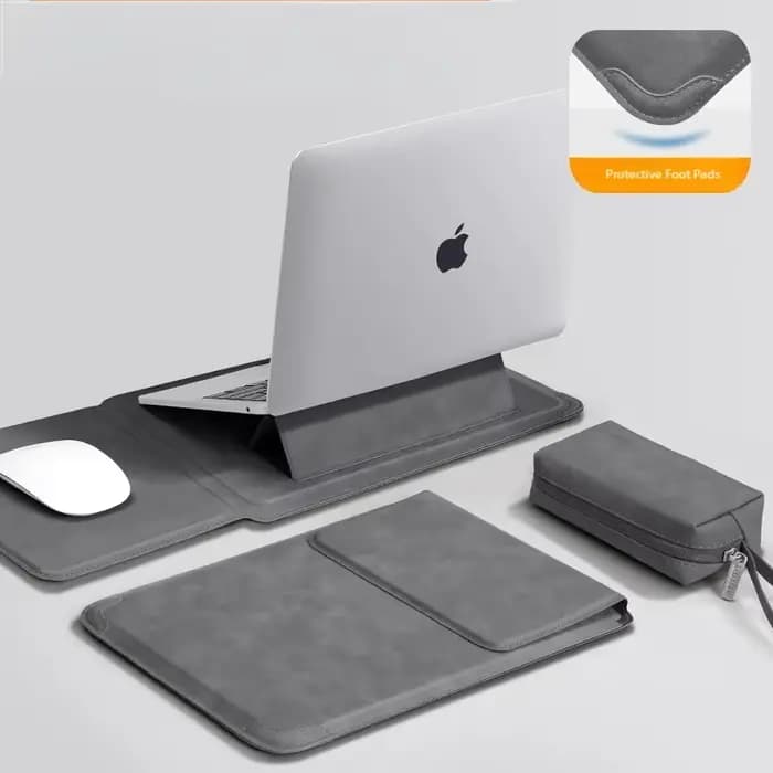 Housse pour ordinateur portable 13 14 15 15.6 16 pouces pour Huawei HP DELL, sac pour Macbook Air Pro 13 13.6 M4, étui pour ordinateur portable avec support pour hommes et femmes