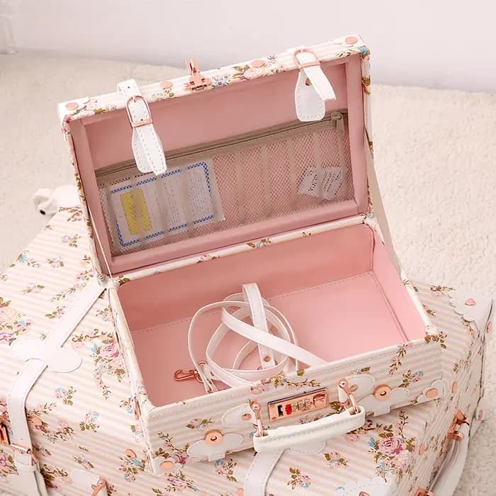 Valise en cuir de grande qualité