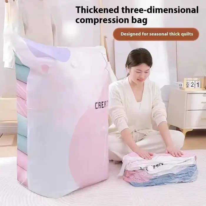 Sacs sous vide pour vêtements, portables, réutilisables, hermétiques, sacs de rangement sous vide pour vêtements, oreillers, couettes, literie