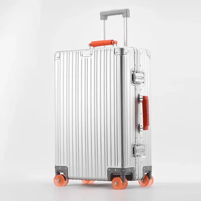 Bunnyfly 20/24/28 pouces valise de voyage tout en aluminium bagages roulants boîte d'embarquement boîtier de chariot avec roues bagage à main