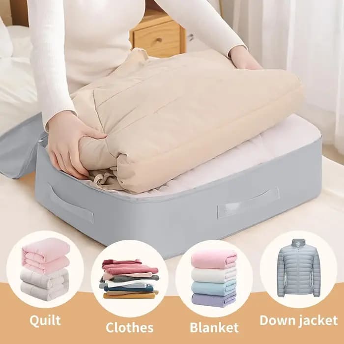Sac de rangement ultra-compact à compression automatique