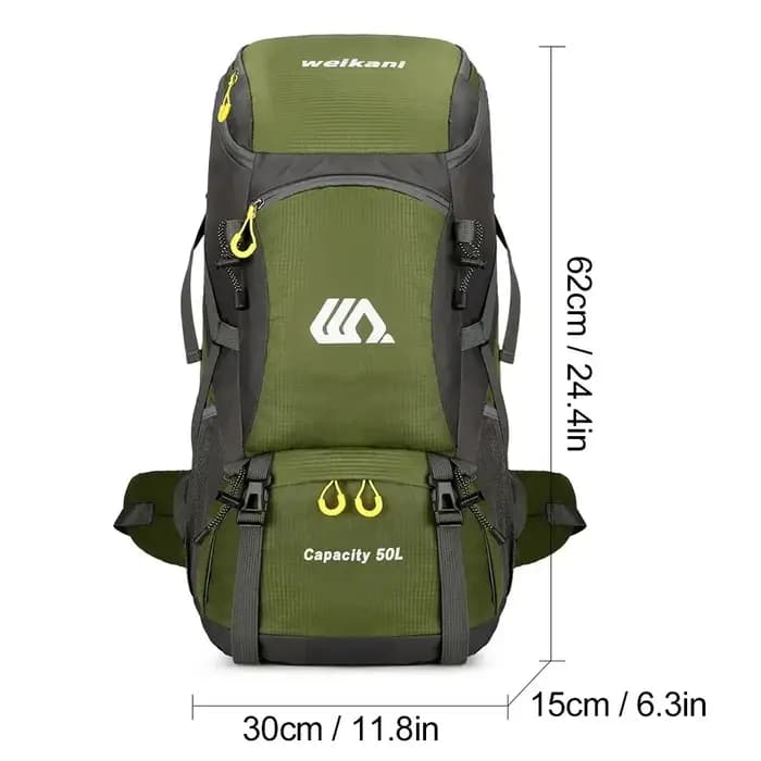 Haute capacité multifonctionnel randonnée sac à dos hommes Sport de plein air voyage sac à dos femmes 50L