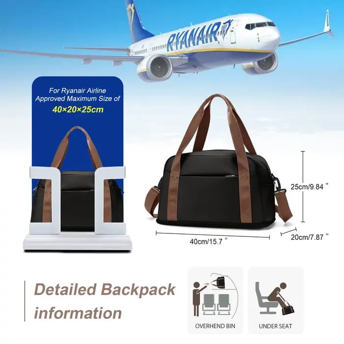 Sac de cabine 40x20x25 Ryanair