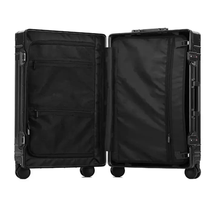 Bagage tout en aluminium 20/24/26/29 pouces - Valise rigide avec roulettes et serrure TSA