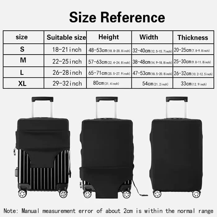 Valise à bagages housse de protection lettre nom motif accessoires de voyage élastique
