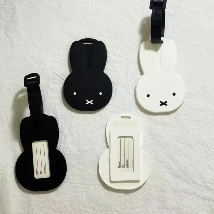 Étiquette de bagage Kawaii pour carte d'identité