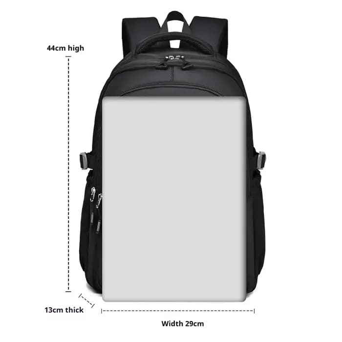 Sac à dos de voyage de grande capacité avec compartiment pour ordinateur portable et plusieurs poches pour collégiens