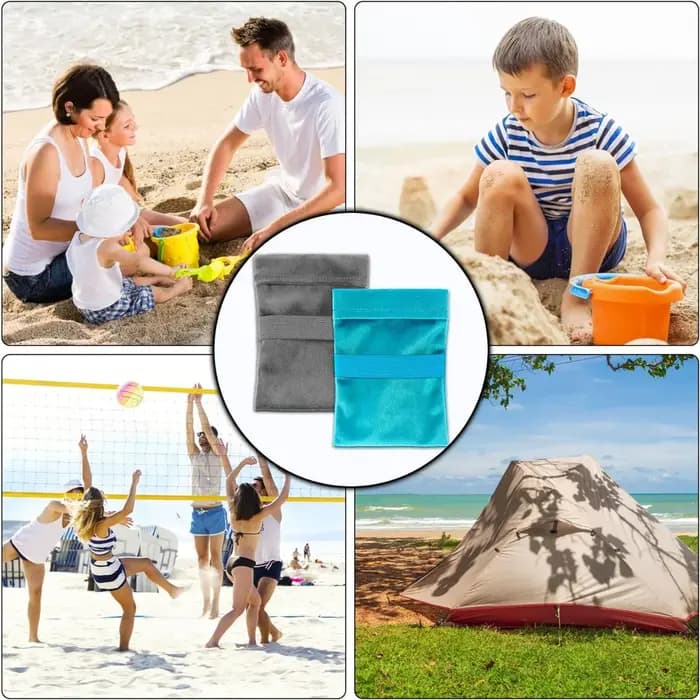 Sac de plage anti-sable pour l'extérieur