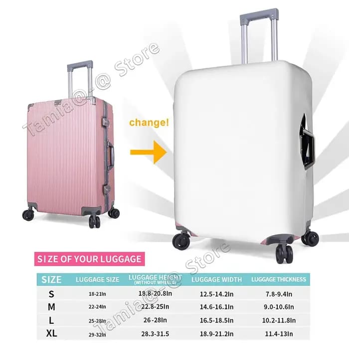 Juste de protection élastique pour valise de voyage de voiture