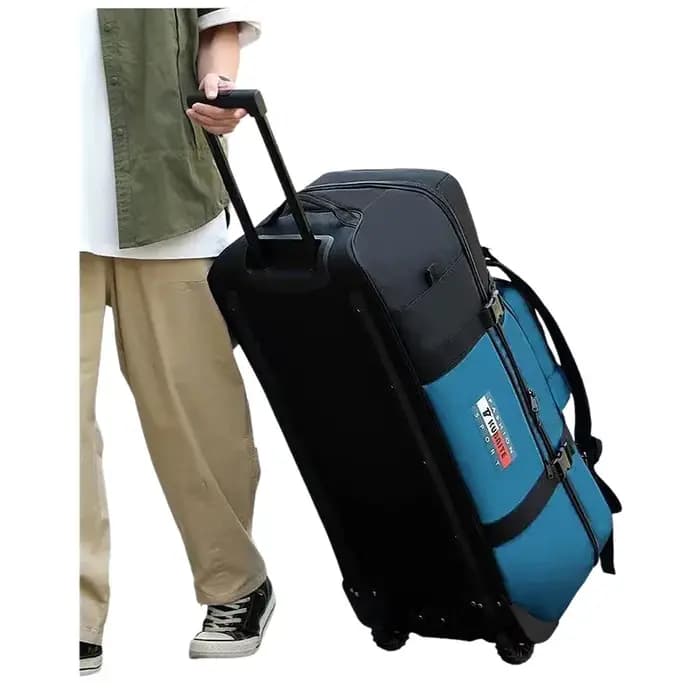 Valise à dos trolley de grande capacité XX – Sac à bagages de voyage pliable et durable pour hommes et femmes
