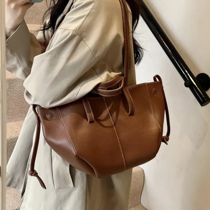 Sac à dos en cuir de grande capacité pour femmes