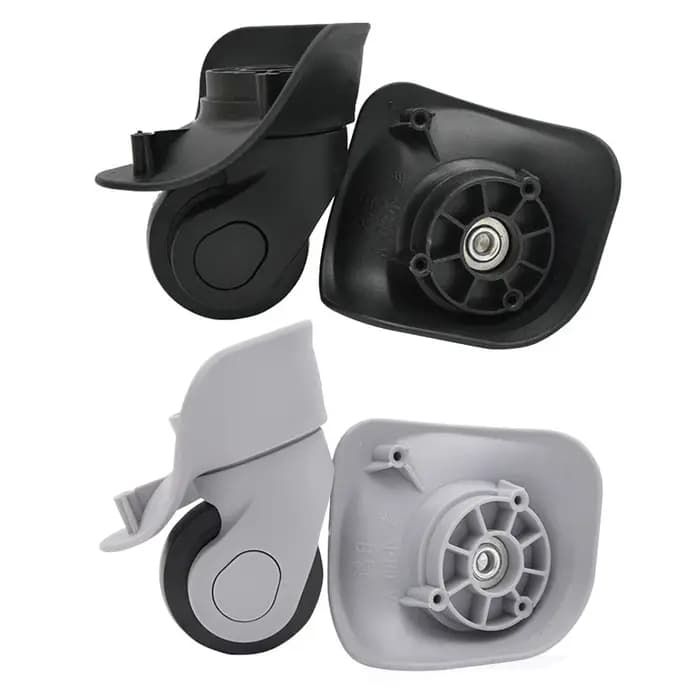1 paire de roues de valise roulettes pivotantes roue de bagages silencieuse remplacement