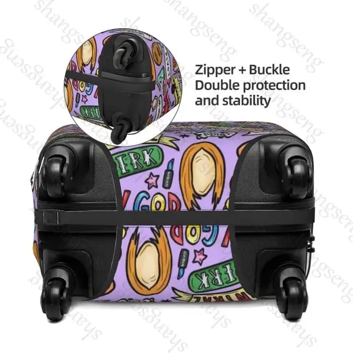Housse de protection élastique pour bagages
