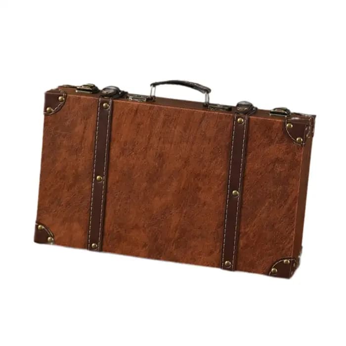 Valise vintage, coffre de rangement, boîte de rangement décorative pour la maison