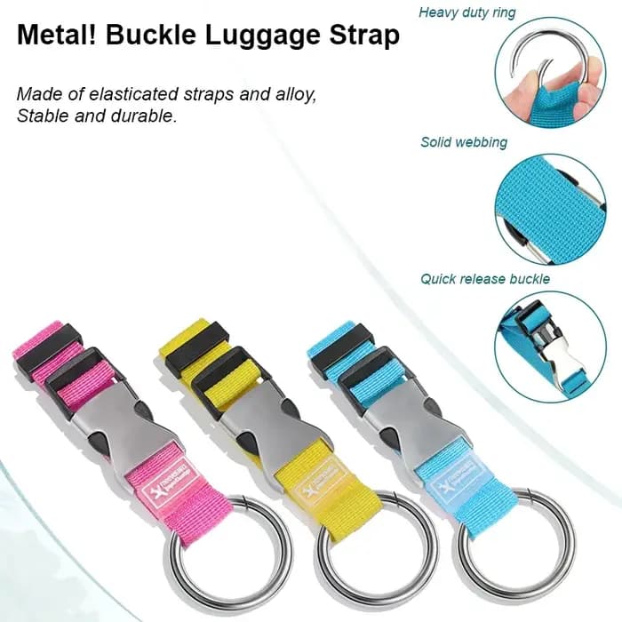 Sangle de bagage de voyage Portable fixe avec boucle de dégagement