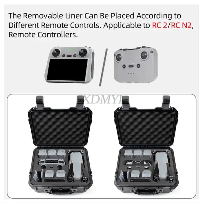 Valise portable pour DJI Air 3/AIR 3 S, étui rigide, VPN, boîte de transport résistante à la pression pour DJI RC 2/RC SEE/RC N3, accessoires de contrôleur