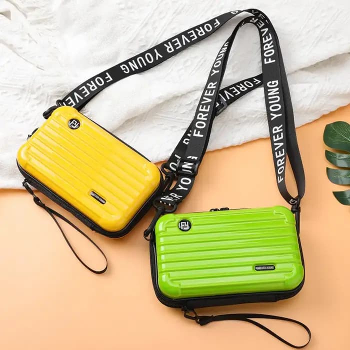 Nouvelle mini valise, trousse de maquillage portable pour femme, trousse de maquillage grande capacité, trousse de maquillage imperméable à bandoulière pour extérieur
