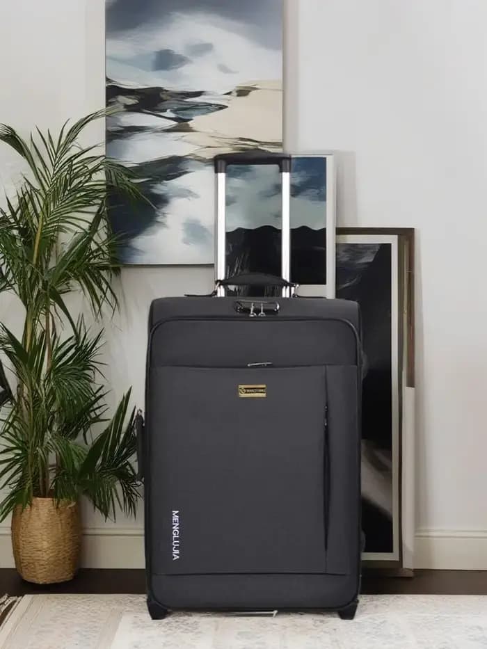 Valise à roulettes en tissu Oxford – Bagage de voyage pour hommes et femmes