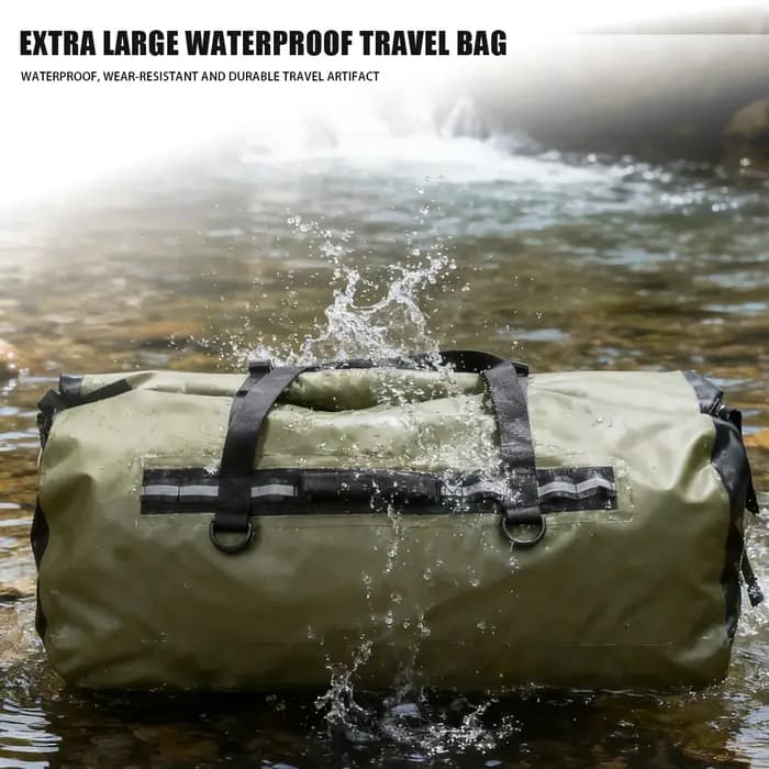 150L sac de sport en plein air selle sèche stockage de bagages Sports nautiques poignée emballage plage Rafting moto voyage Camping sacs