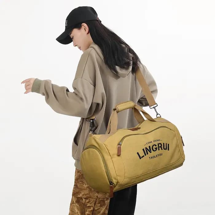 Sac de voyage en toile pour homme