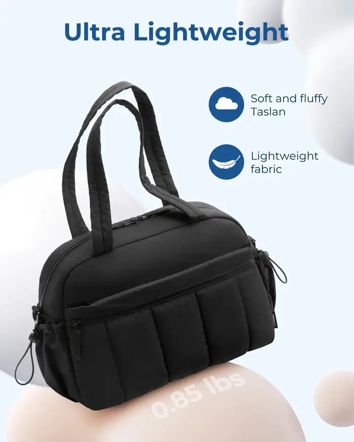 BAGSMART Sac de voyage pour femme avec bandoulière