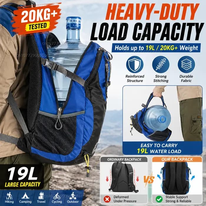 Sac à dos étanche de grande capacité pour hommes