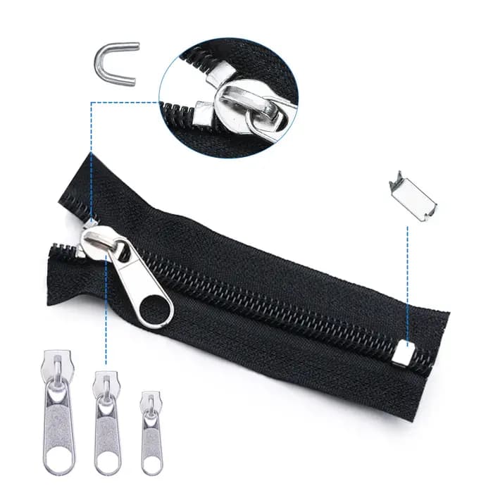 Kit de réparation de fermeture éclair pour bricolage