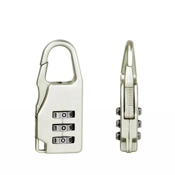 Mini Cadenas à 3 Chiffres Réinitialisable pour Bagages de Voyage
