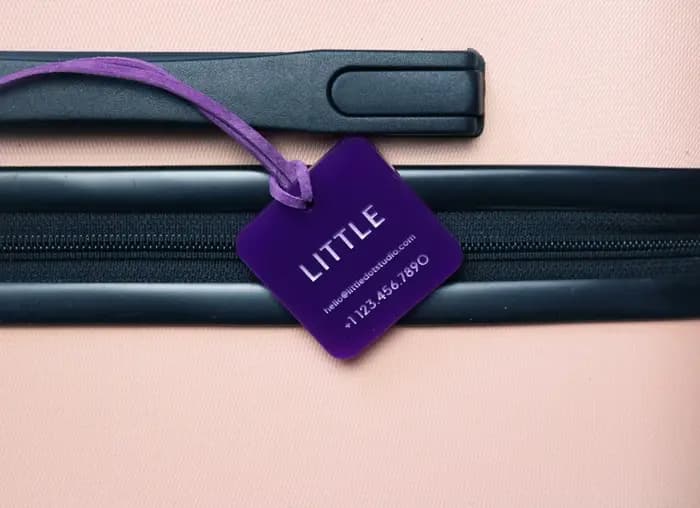 Étiquettes à bagages personnalisées