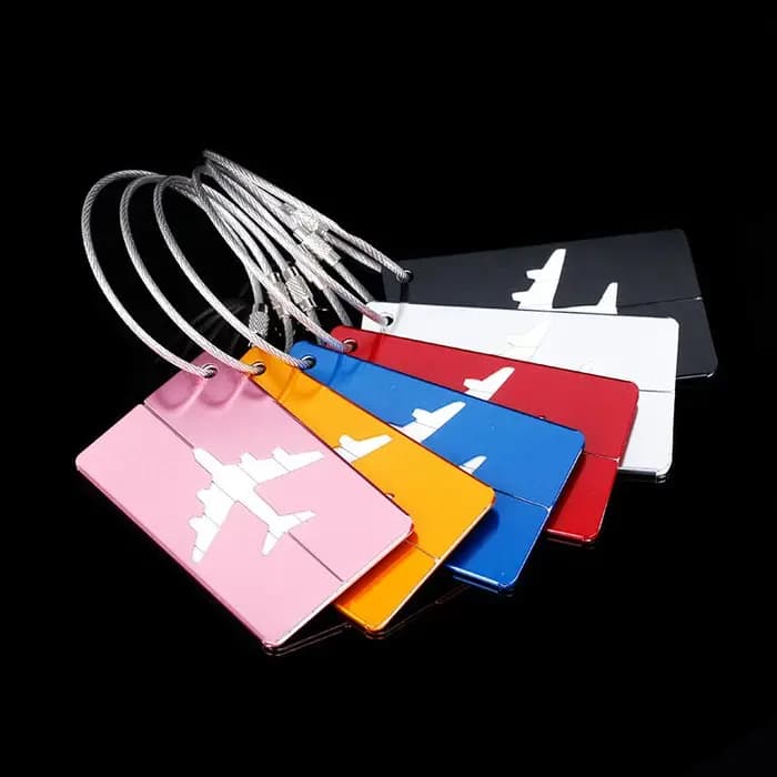 Étiquette de bagage portable en alliage pour délit de vol créatif