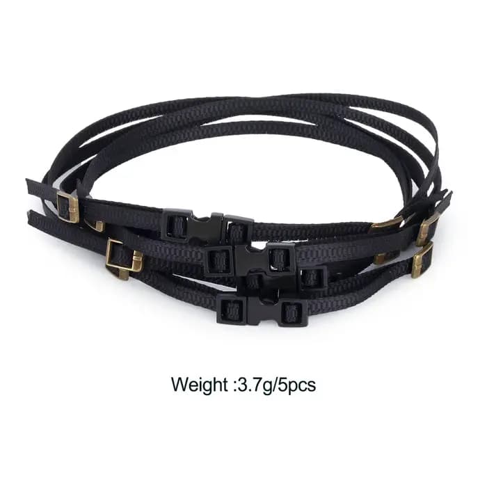 5 pièces corde à bagages porte-bagages sangles d'arrimage boucle décorer sangle pour 1/8 1/10 1/18 1