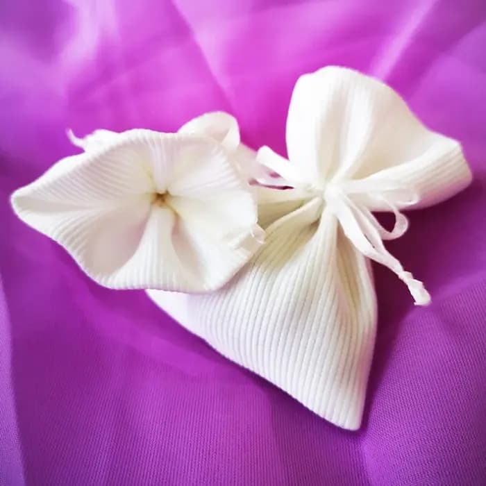 Petits sacs cadeaux blancs 7x9cm Mariage Anniversaire Fête Bonbons Sac