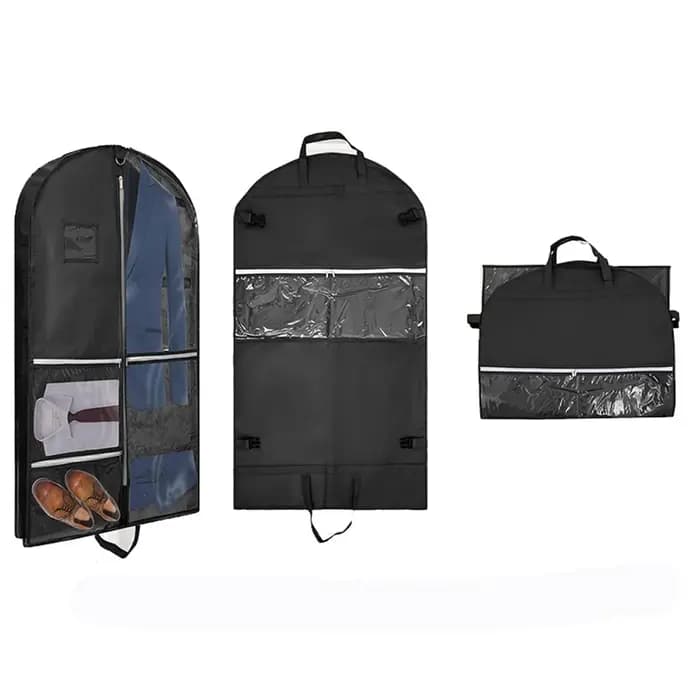 Sac à vêtements pliable multi-poches pour costumes de voyage