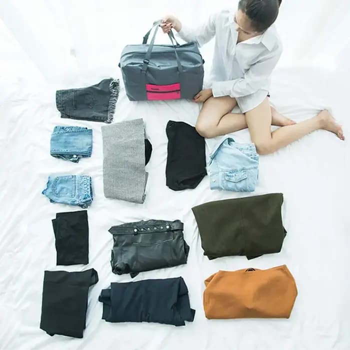 Sac polochon 32L Airlines sous siège cabine sac 45x35x20 pliable sac d'hôpital sac de nuit femmes et hommes voyage sac à main Storag
