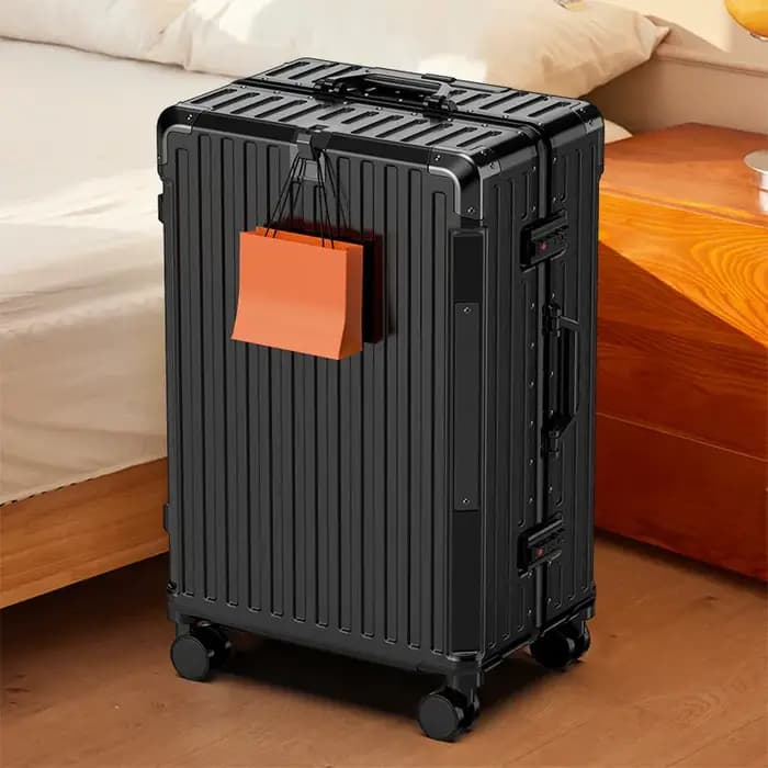 Ensemble de valises en aluminium de 20 à 30 pouces, valise à roulettes en PC épaissi de 20 pouces av