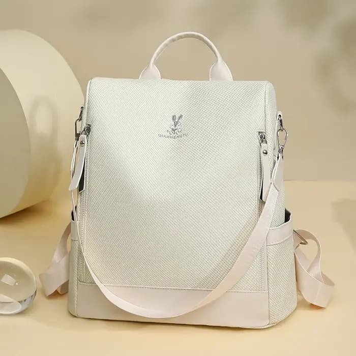 Sac à dos antivol de grande capacité en Pu pour femmes