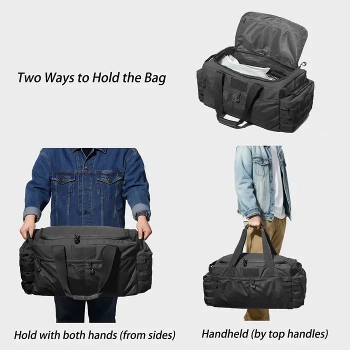Sac polochon robuste et durable – Multi-compartiments