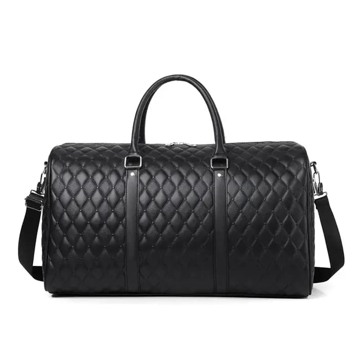 Fourre-tout de voyage affaires grande capacité sac à main salle de sport Fitness homme en cuir PU Li