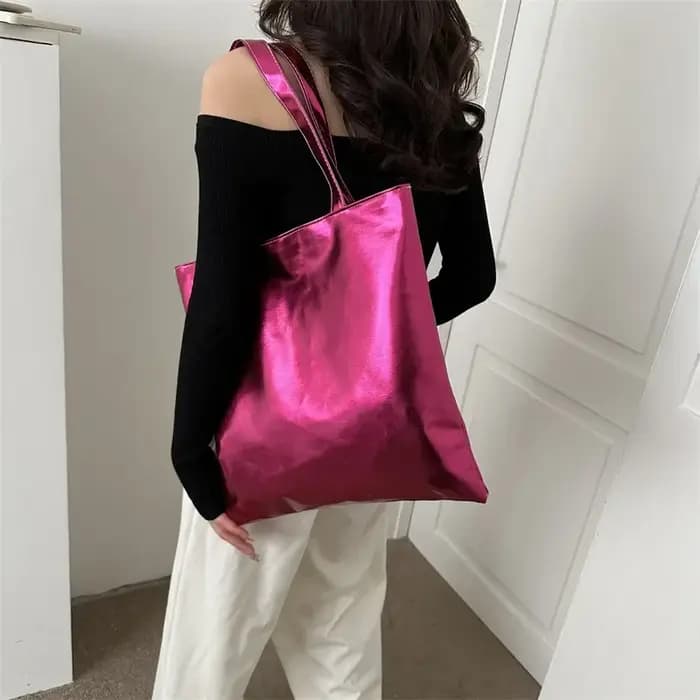 Sacs fourre-tout brillants pour femmes
