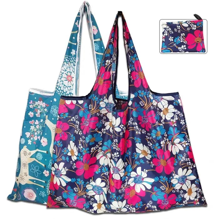 Fourre-tout décontracté pliable imprimé Floral pour femmes