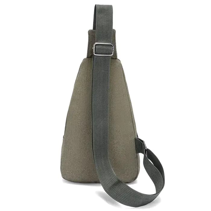 Sac de poitrine en toile pour hommes