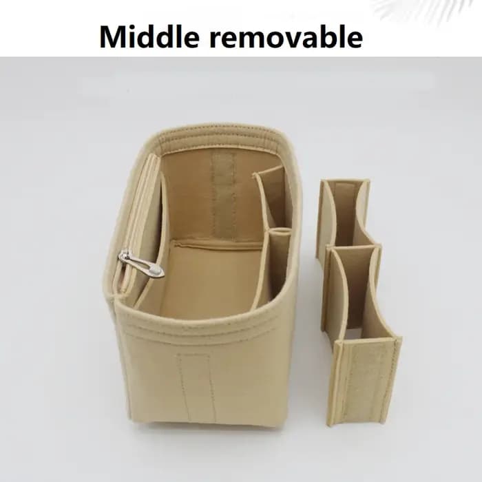 【Sac intérieur uniquement】Insert d'organisation pour sac LV Nice Mini Nano BB, organisateur, séparateur, protecteur, compartiment, doublure intérieure