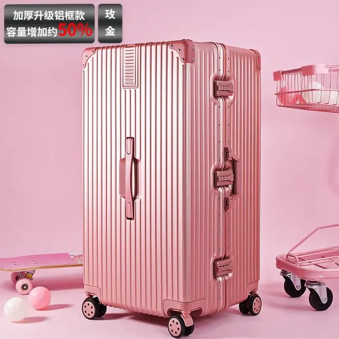 Valise de voyage épaisse pour bagages unisexe Extra Large de 60/100 pouces