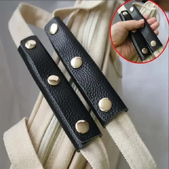 Poignée de valise en cuir PU, Design souple Anti-choc, housse de poignée en cuir, couleur unie, sangle d'épaule, housse de poignée, accessoires de sac