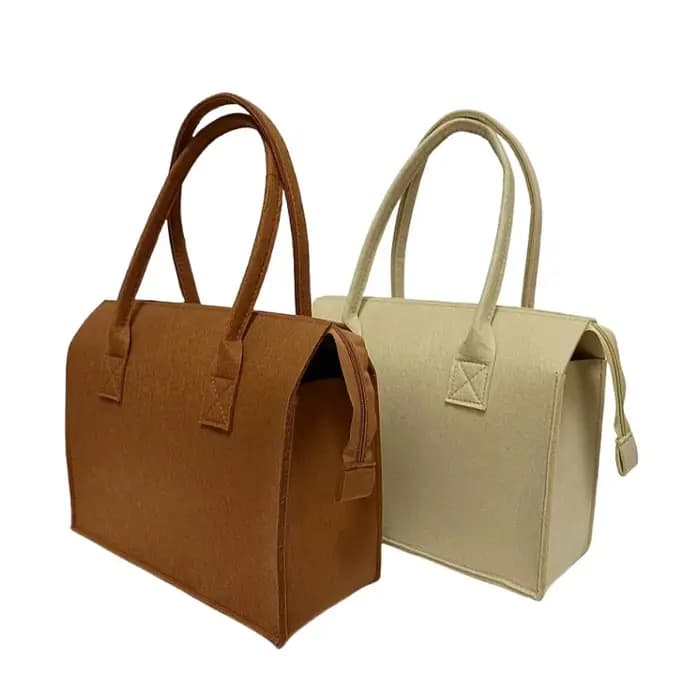 Sac en feutre, petit sac fourre-tout