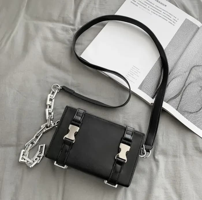 Sac à bandoulière en cuir PU pour homme, forme de valise décontractée, initié, luxe, mode, boîte, sa