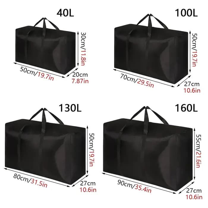 Sacs à bagages mobiles imperméables Extra larges