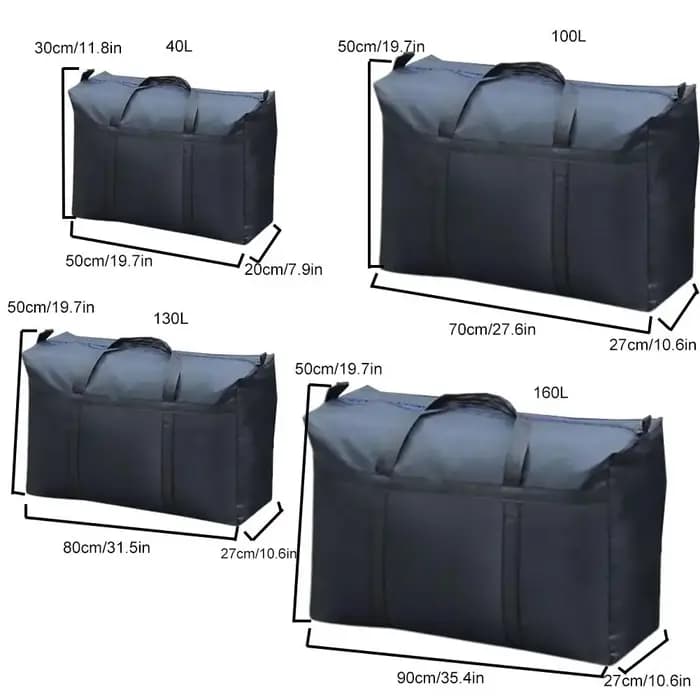 Sacs à bagages mobiles imperméables Extra larges